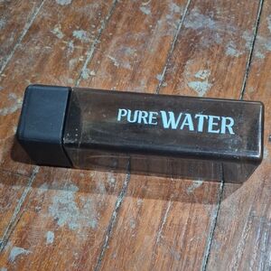 Black and Clear Water Bottle